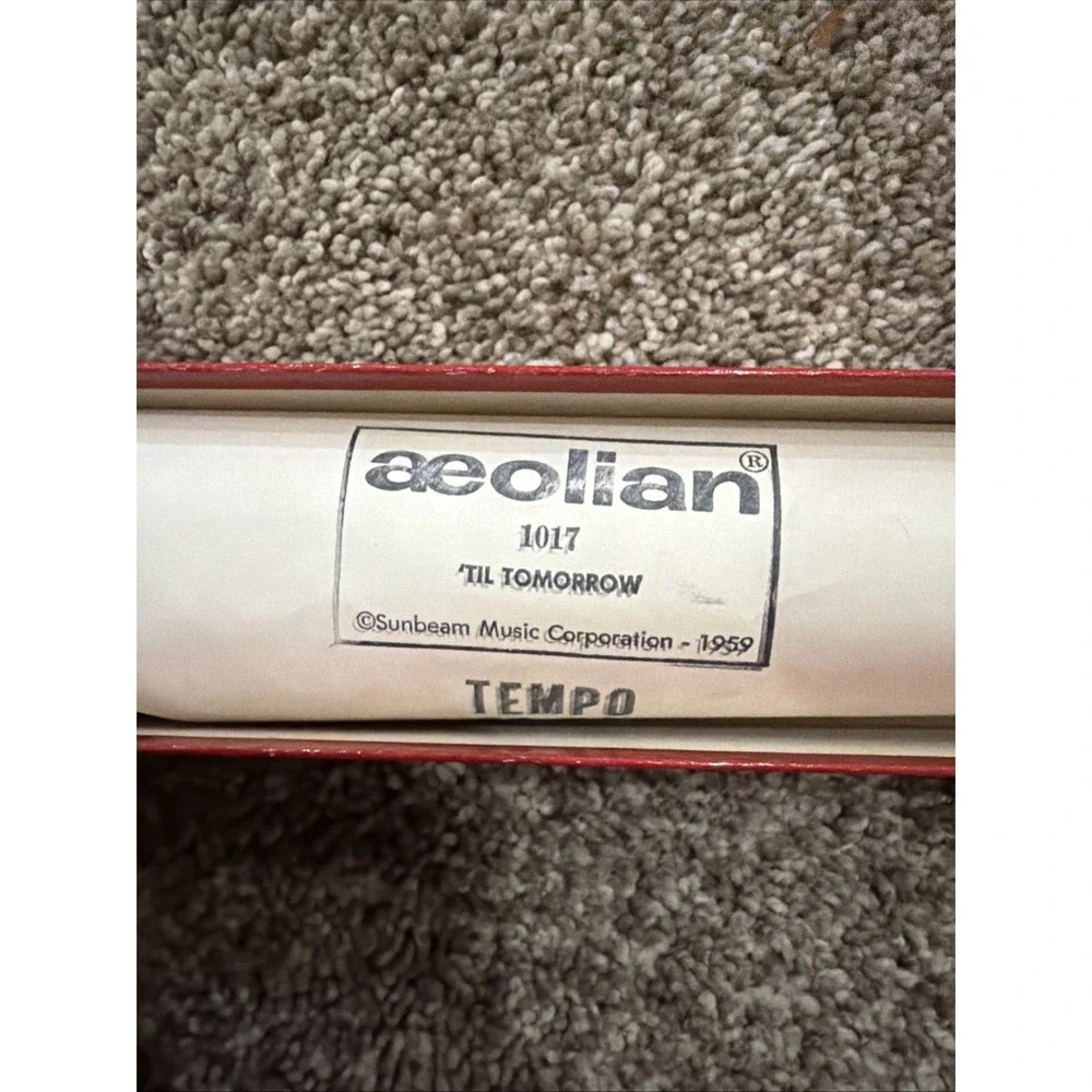 Vintage QRS Player Piano Word Rolls. Lot‎ Of 4. See Pics. S